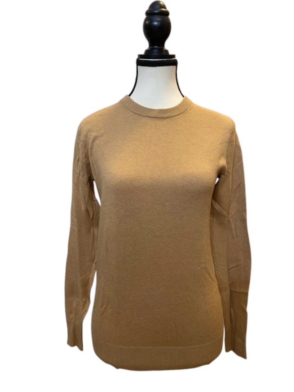 Joe Fresh Camel Knit Sweater cotton cashmere blend Size S new with tags